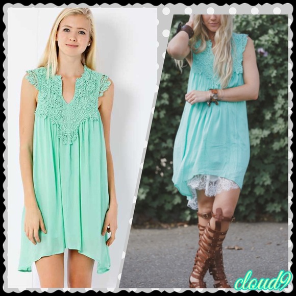 Two left 🍃🆕Indie vibe ~Bliss Dress NEW - Picture 4 of 4