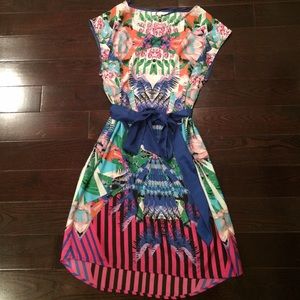 Colorful Print Dress