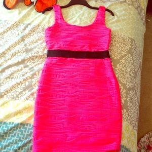 Forever21 , slim Bright pink dress