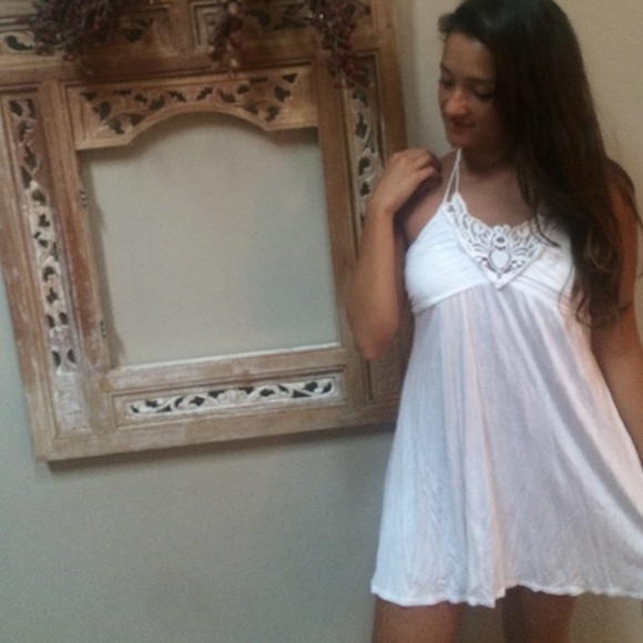 ❁angelic lace detail dress❁