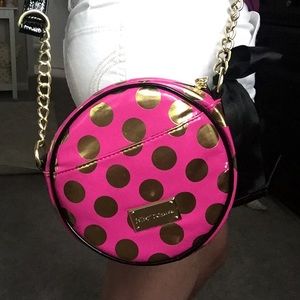 Betsey Johnson circle polka dot purse