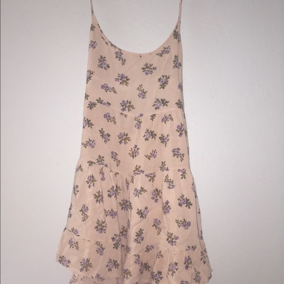 Blush Brandy Melville Floral Jada Dress