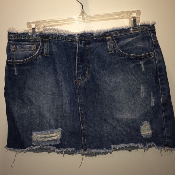 UO Jean Mini Skirt