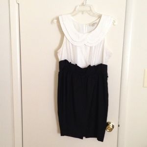 Black and white vintage dress