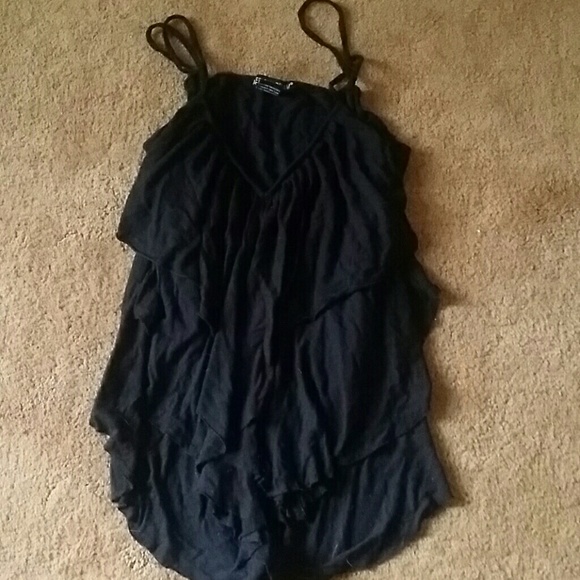 Black layered tank