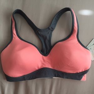 ❌SOLD❌Adjustable Pink and Grey Sports Bra