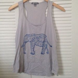 Gray Elephant Top