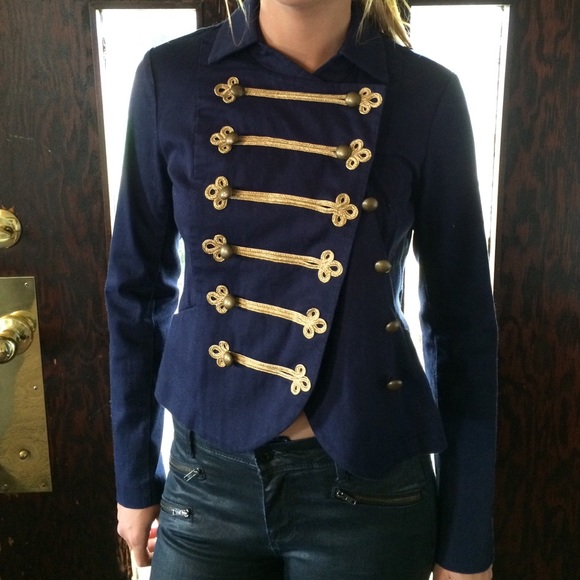 navy military jacket