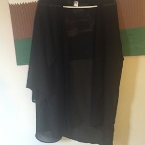 Sheer black kimono👽