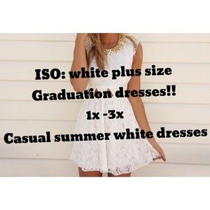 ISO WHITE SUMMER CASUAL DRESS