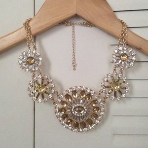 Gold and Silver Statement Necklace