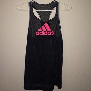 mesh see though Adidas cover up