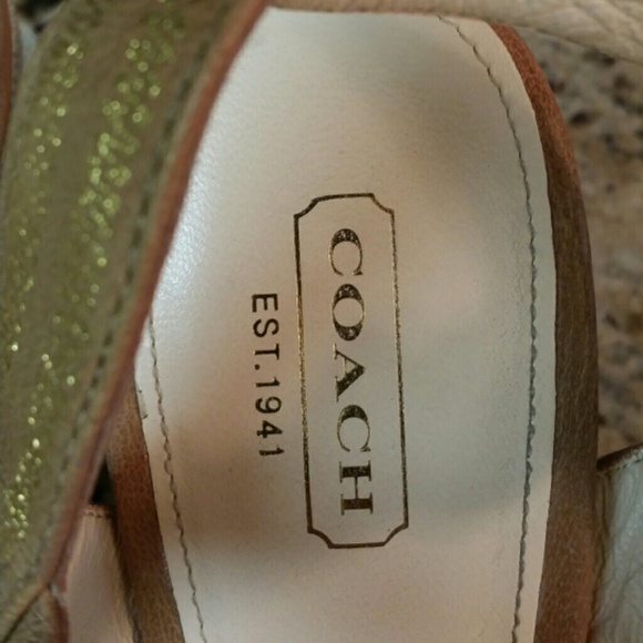 SOLD 👡COACH BEACH WEDGE - Picture 4 of 4