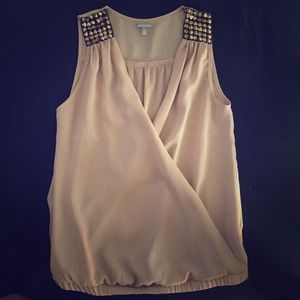 Beige tank