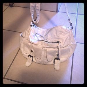 White handbag