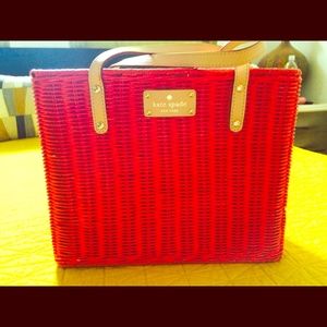 Kate Spade Straw bag. Care card included.