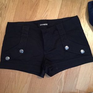 Express Black Shorts