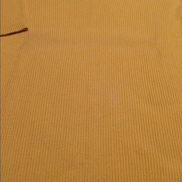 Talbots Yellow Cotton Knit Top - Picture 2 of 3