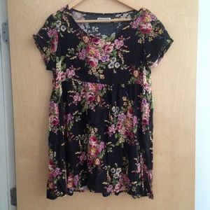 American Apparel Flower Babydoll Dress