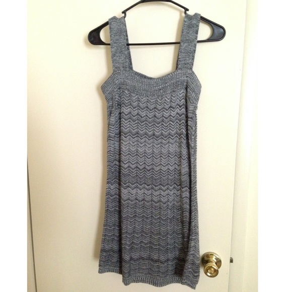 Sweater style sleeveless dress