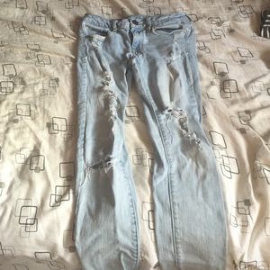 Distressed American Eagle jeans