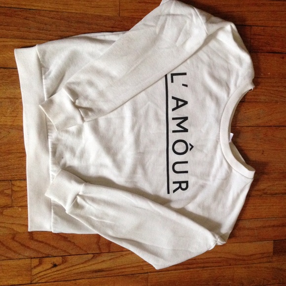 L'AMOUR H&M sweater 💋