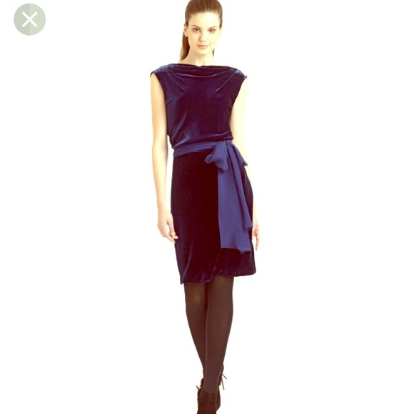 BCBG Max Azaria Gorgeous Navy Velvet 👗