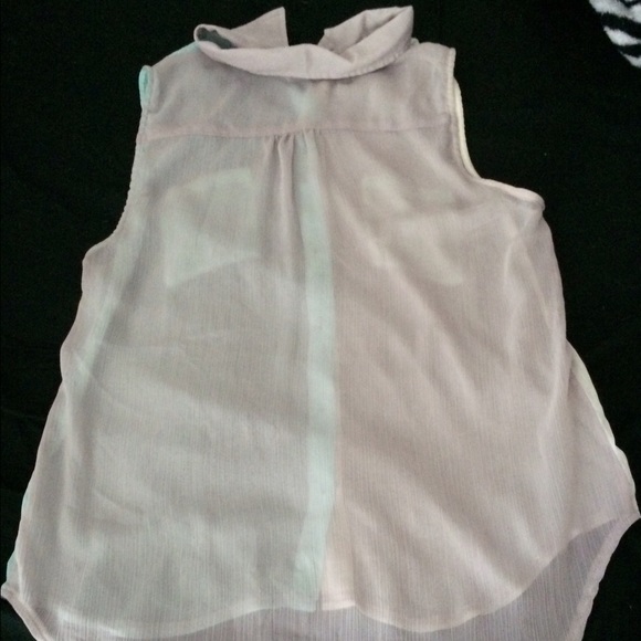 Multi-colored Sheer Tank Top - Picture 2 of 4