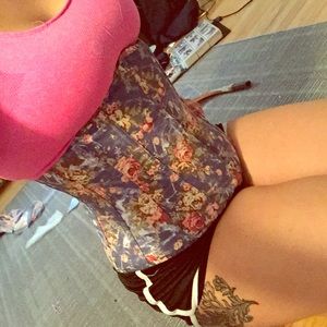 Waist training corset