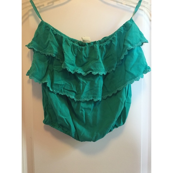 Pacsun strapless crop top