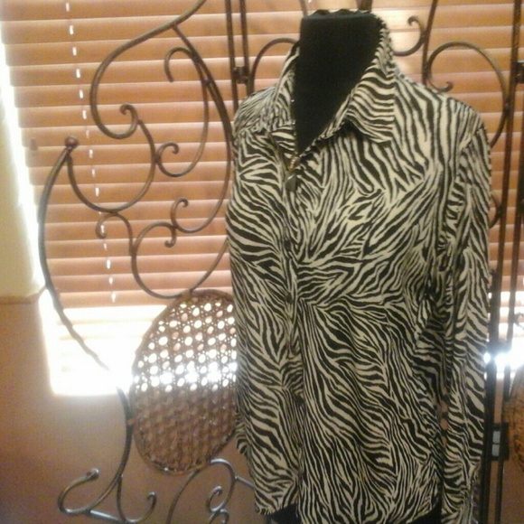 Chico's  Zebra Print  Top