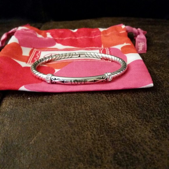 Brighton silver 'Love' bracelet