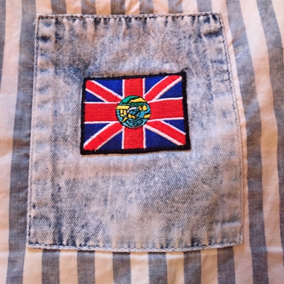 HUG USA 100%cotton crop top long short - Picture 3 of 4