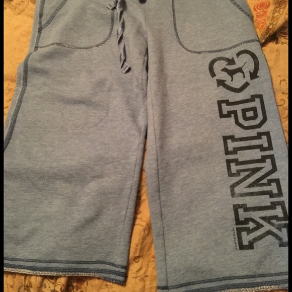 Pink by VS cut off sweat shorts. Great condition