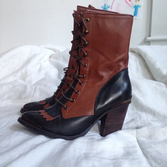 Real Leather Heeled Boots