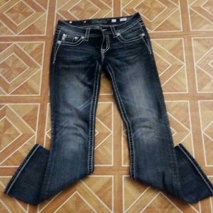 Miss Me boot cut dark wash jeans