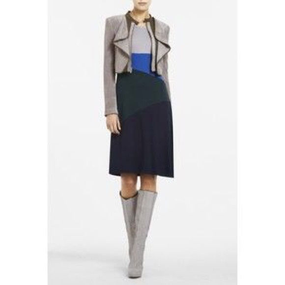 🎀 BCBG MAXAZRIA Sloan Vegan Suede Cropped Moto Jacket 🎀 - Picture 3 of 3