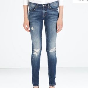 Zara skinny mid rise jeans. Size 2