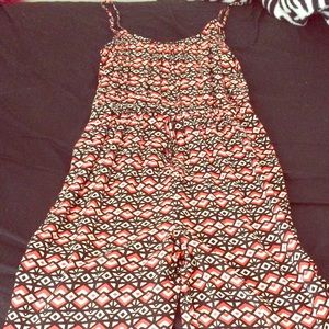 Tribal Orange, Black, and White Jumper