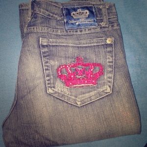 Victoria Beckham Rock & Republic Crown Jeans