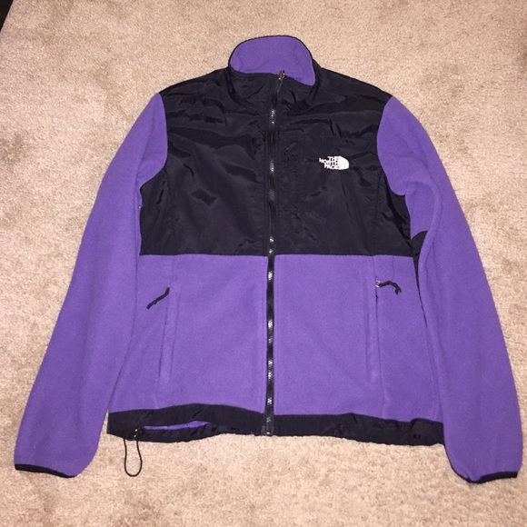 Purple and Black Northface and white Northface