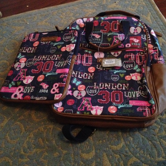 Backpack with matching iPad case