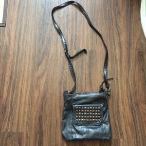 Messenger studded bag