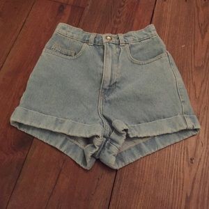 AMERICAN APPAREL denim shorts