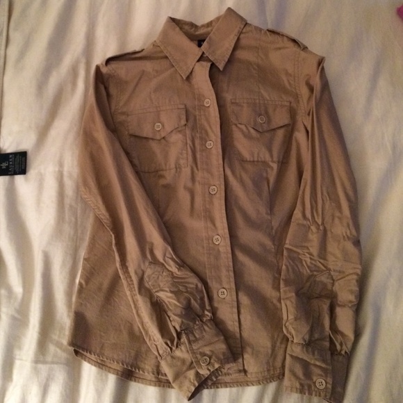 GAP military style shirt