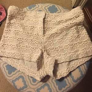 Express Crochet Shorts