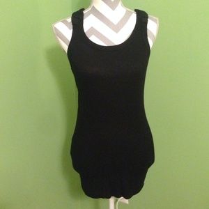 Bloomingdales little black dress/ long top