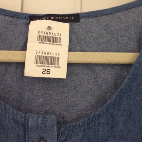 Denim Brandy Melville dress - Picture 2 of 3