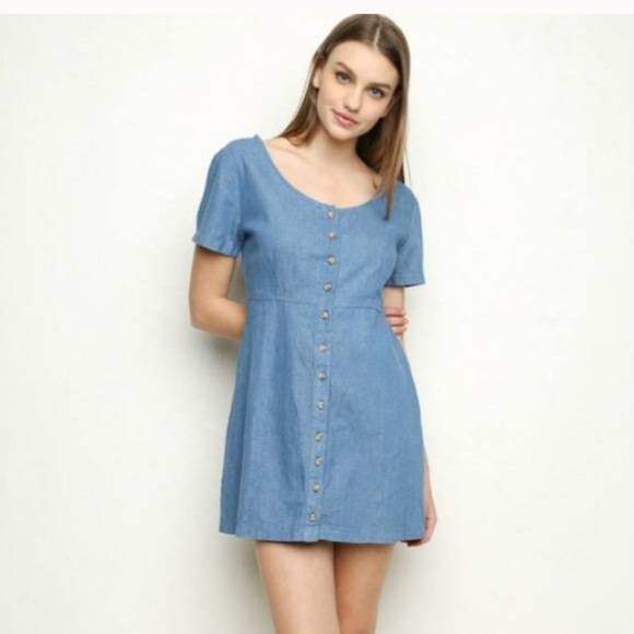 Denim Brandy Melville dress - Picture 3 of 3