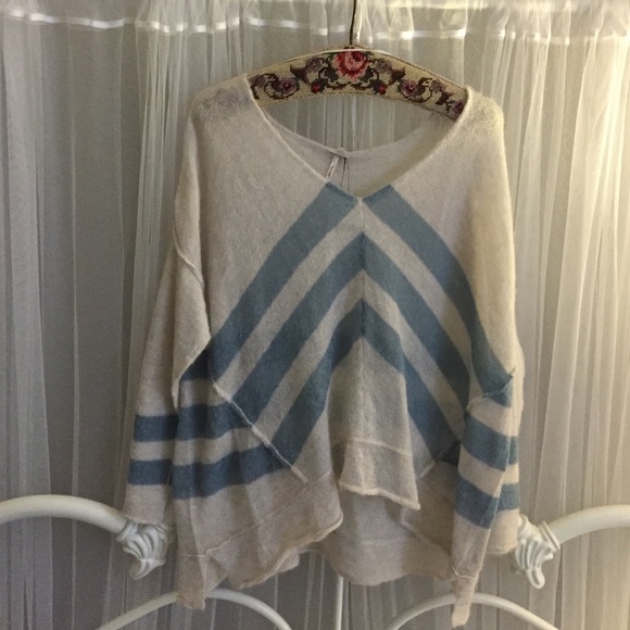 Flowy Free People striped sweater